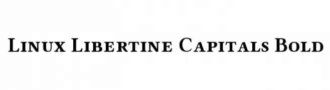 Linux Libertine Capitals Bold  Frei Schriftart Herunterladen