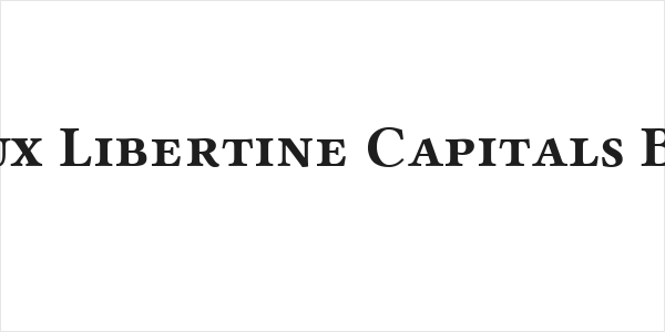 Linux Libertine Capitals Bold Logo