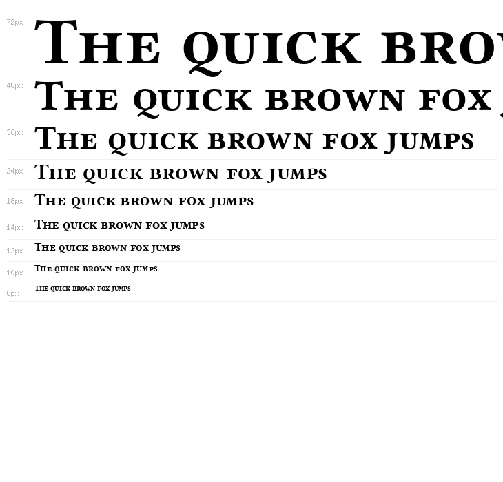 Linux Libertine Capitals Bold Waterfall