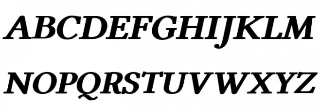 Linux Libertine Capitals Semibold Italic फ़ॉन्ट लोअरकेस