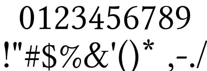 Linux Libertine Capitals Font OTHER CHARS
