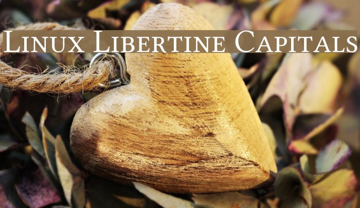 Linux Libertine Capitals Font examples