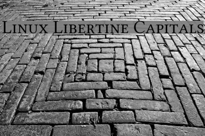 Linux Libertine Capitals Font examples
