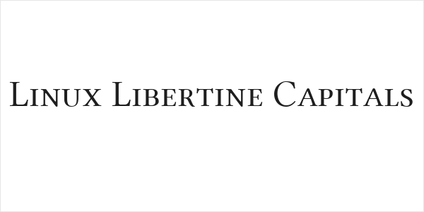 Linux Libertine Capitals Logo