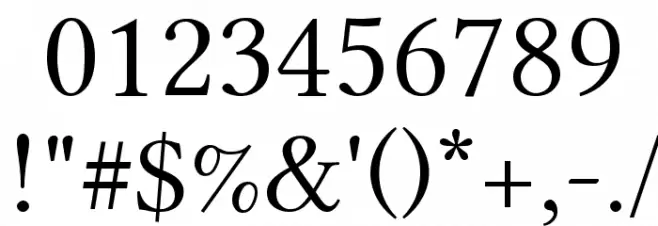 Linux Libertine Display Capitals Font OTHER CHARS