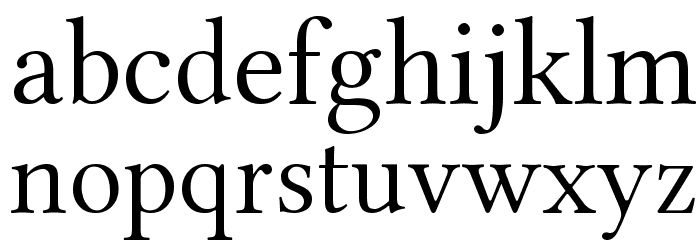 Linux Libertine Display Capitals Font LOWERCASE