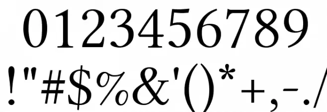 Linux Libertine Display Font OTHER CHARS