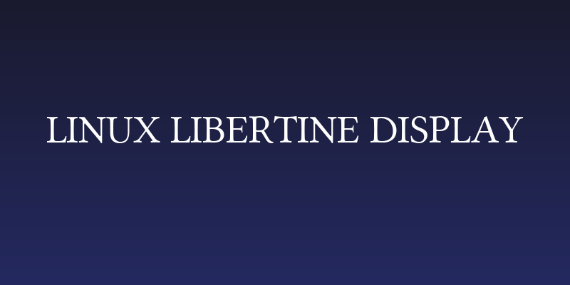 Linux Libertine Display Social Header