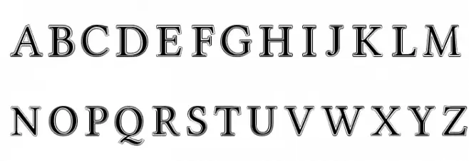 Linux Libertine Initials フォント 大文字