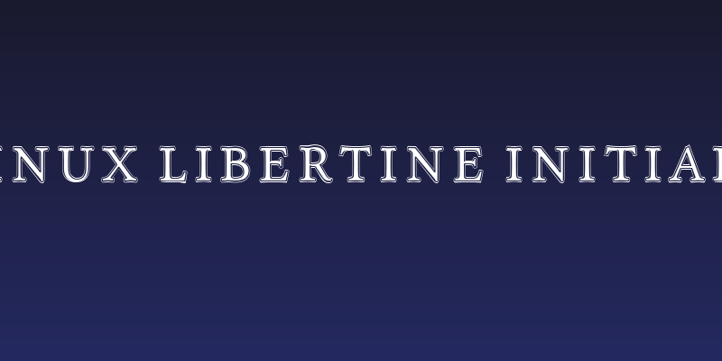 Linux Libertine Initials Social Header