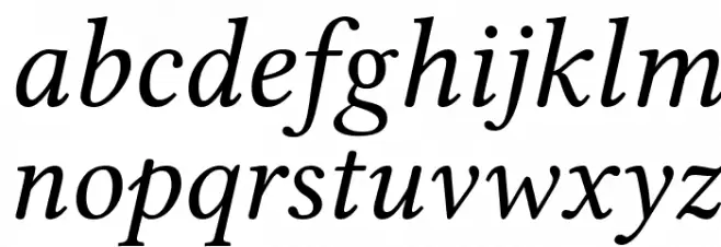 Linux Libertine Italic