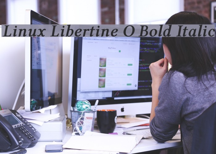 Linux Libertine O Bold Italic Font examples