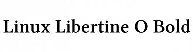 Linux Libertine O Bold 