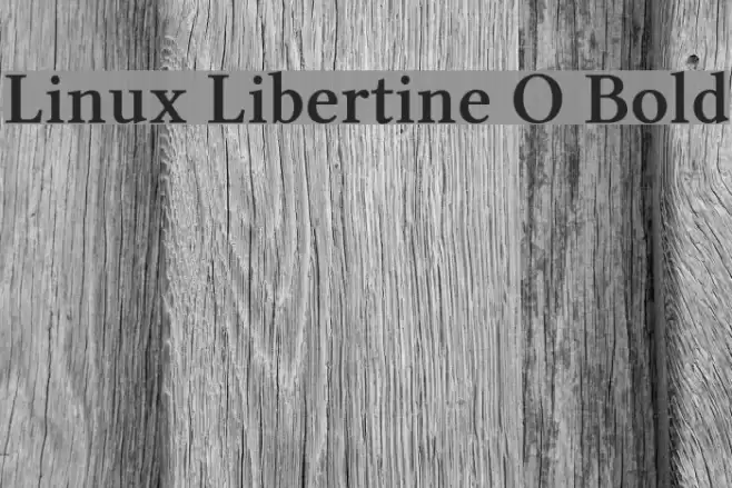 Linux Libertine O Bold examples