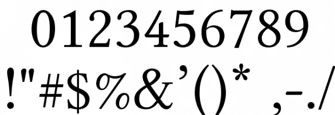 Linux Libertine O Capitals Font OTHER CHARS