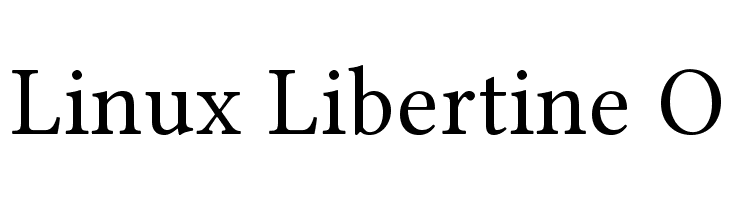 Linux Libertine O Font