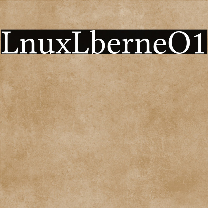 Linux Libertine O1 Example 2