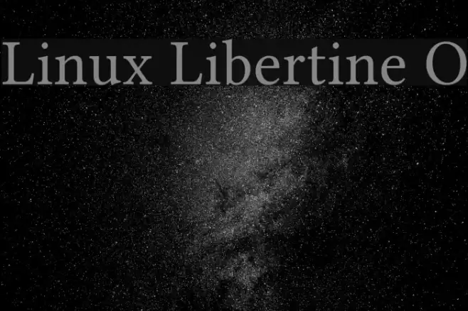 Linux Libertine O Font examples