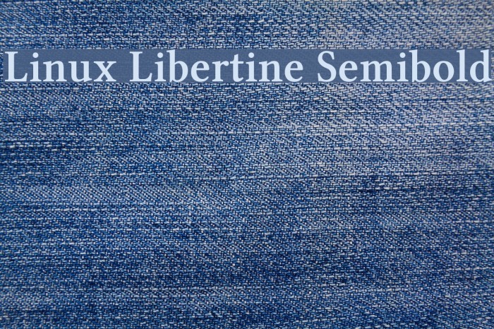 Linux Libertine Semibold Font examples