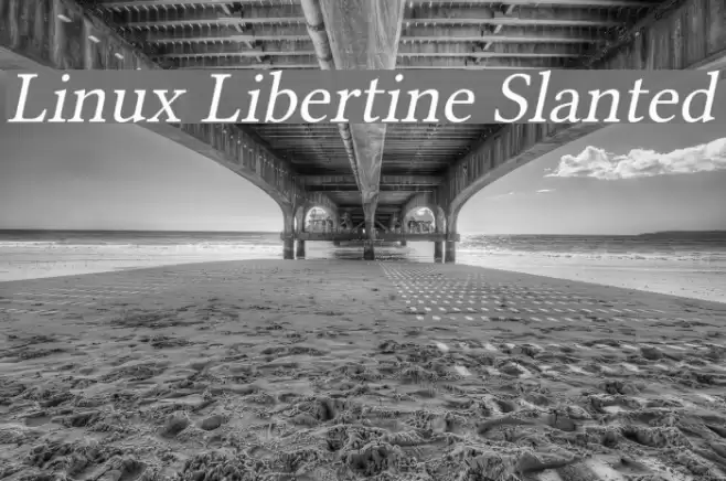 Linux Libertine Slanted Font examples
