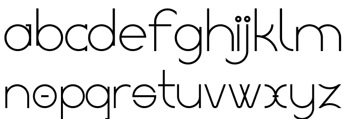 Linyat Bilog Font LOWERCASE