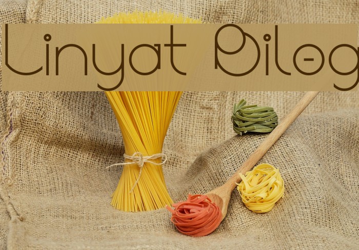 Linyat Bilog フォント examples