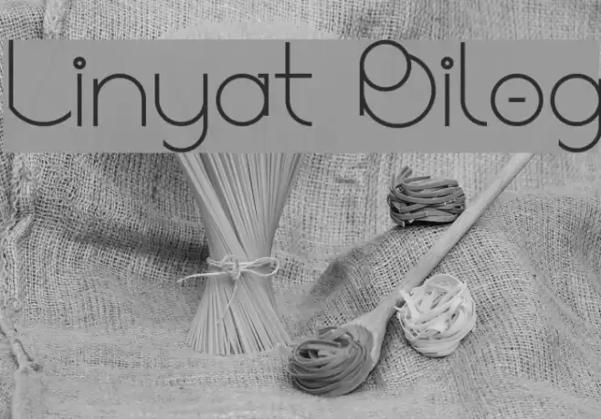 Linyat Bilog Font examples