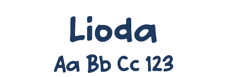 Lioda Font Preview