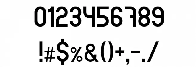 Lion of the tribe Font OTHER CHARS