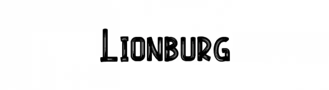 Lionburg  Скачать бесплатные шрифты
