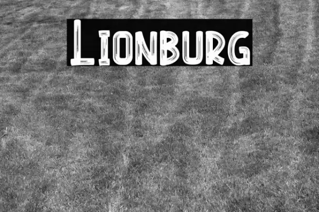 Lionburg Font examples