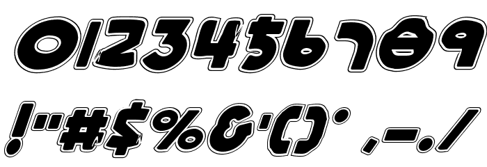 Lionel AcademyItalic フォント その他の文字