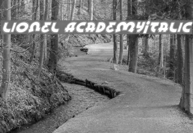 Lionel AcademyItalic Example 1