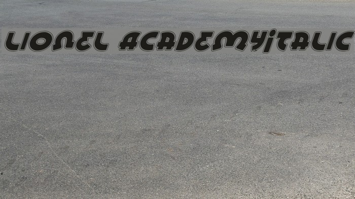 Lionel AcademyItalic フォント examples