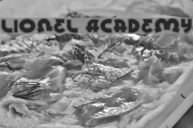 Lionel Academy Font examples
