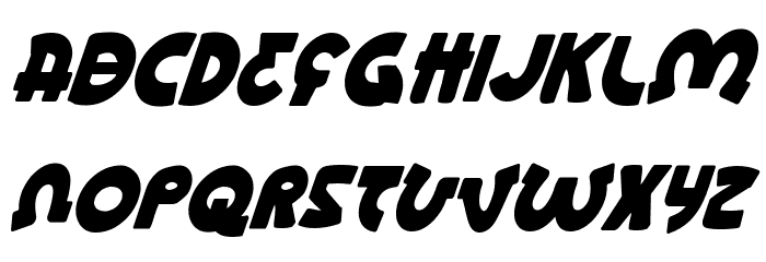 Lionel Condensed Italic Font LOWERCASE