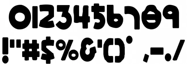 Lionel Condensed Font OTHER CHARS