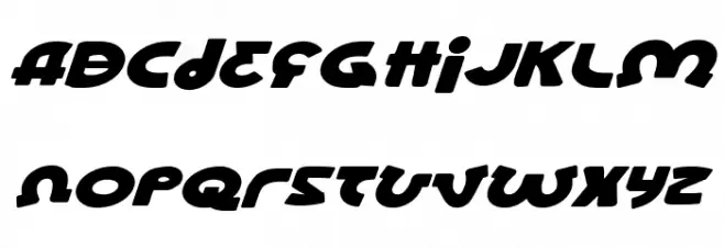 Lionel Expanded Italic Fonte MAIÚSCULAS