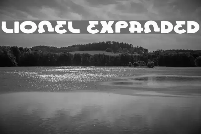 Lionel Expanded Font examples
