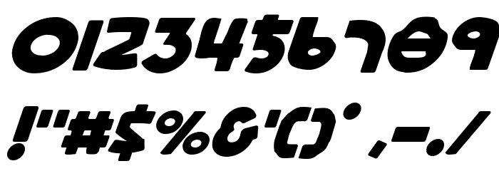 Lionel Italic フォント その他の文字