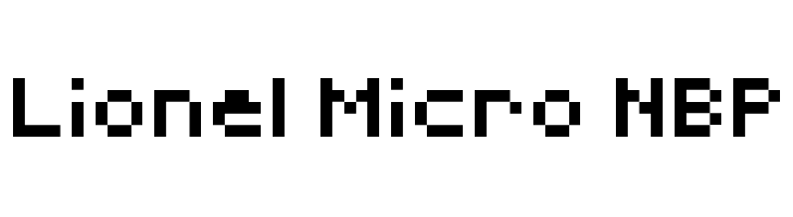 Lionel Micro NBP Font