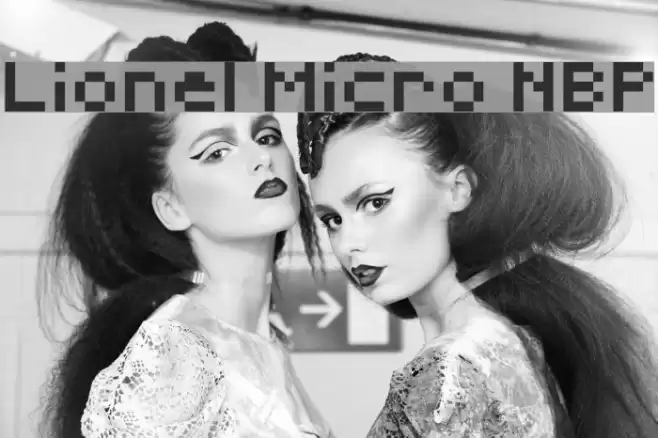 Lionel Micro NBP Font examples