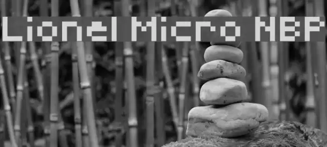 Lionel Micro NBP Font examples