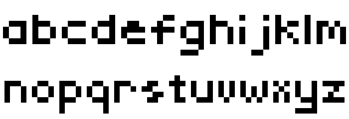Lionel Micro NBP Font LOWERCASE