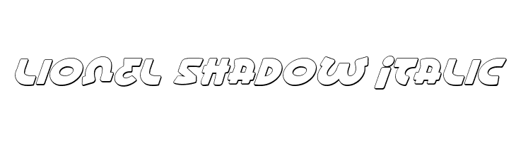 Lionel Shadow Italic  Fuentes Gratis Descargar