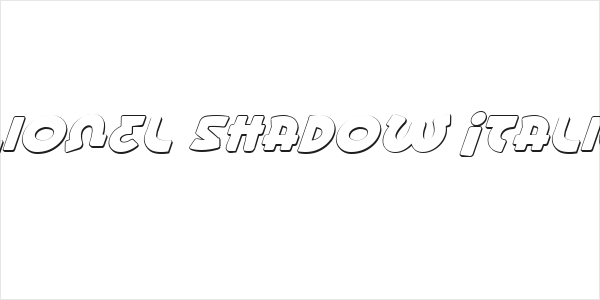Lionel Shadow Italic Logo