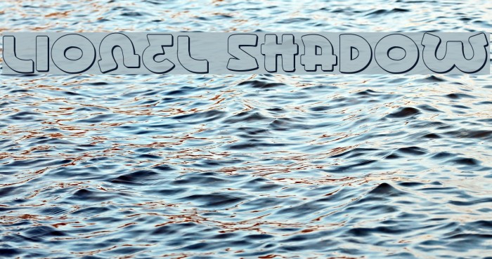 Lionel Shadow Font examples
