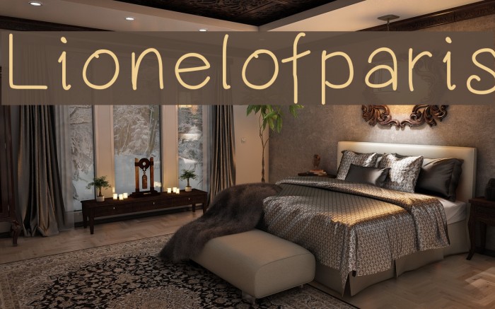 Lionelofparis Font examples