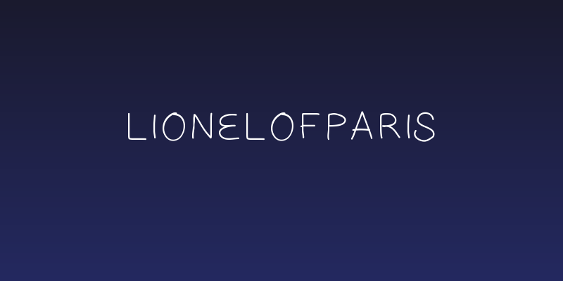 Lionelofparis Social Header