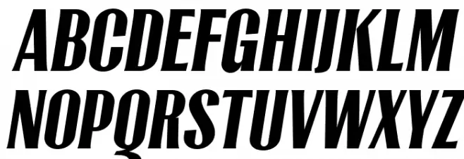 LioneyDEMO Oblique フォント 大文字